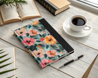 Acrylic Floral Spring Garden Artistic Strokes