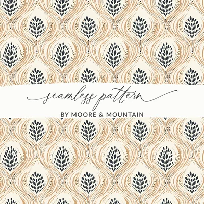 Art Deco Seamless Pattern, 1920s Style PNG, Commercial Use, Great Gatsby Seamless Digital Paper, Art Nouveau Backgrounds Digital