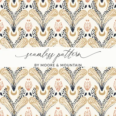 Art Deco Seamless Pattern Commercial Use, 1920s Geometric Pattern, Gold Art Nouveau Wallpaper Digital Paper, Vintage Seamless Design PNG