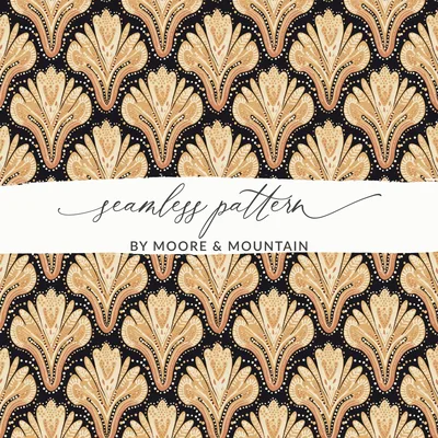 Art Deco Seamless Pattern Commercial Use, Art Nouveau Digital Paper, Roaring 20s, Vintage Geometric Pattern PNG
