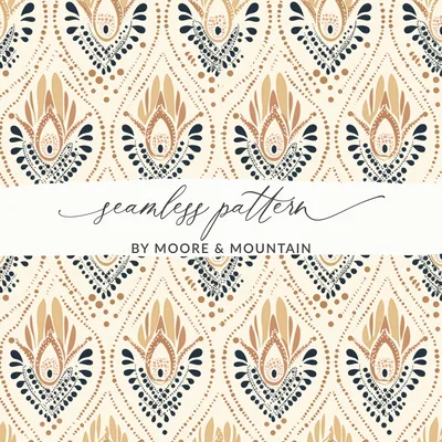 Art Deco Seamless Pattern PNG, Great Gatsby Commercial Use, 1920s Geometric Pattern Digital Paper, Art Nouveau Floral, Roaring 20s
