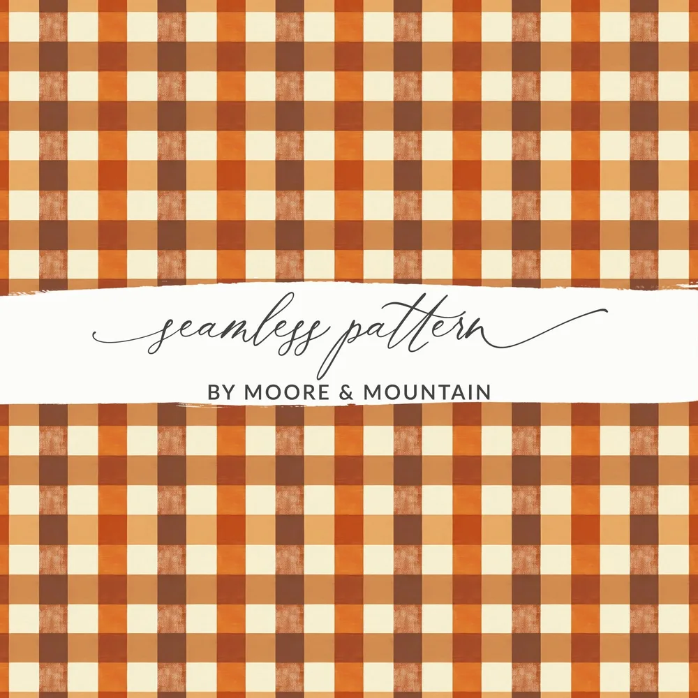 Autumn Plaid Digital Paper, Seamless Pattern, Fall Colors, Commercial Use, Scrapbooking, Fabric Design, Digital Download - Moore and Mountain