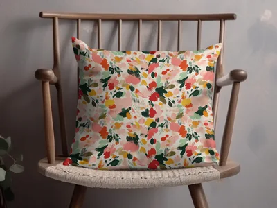 Autumn Sunflowers Seamless Pastel Colors Floral Design