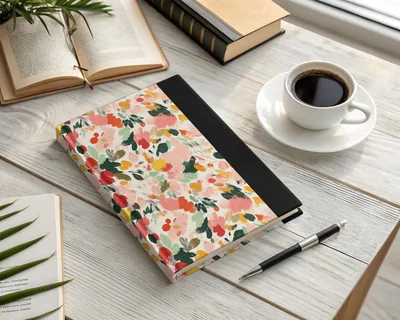 Autumn Sunflowers Seamless Pastel Colors Floral Design