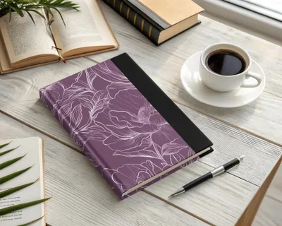 Bergundy Line Art Floral Maroon Seamless Pattern Digital Paper, Flower Line Art Pattern, Dark Purple Fabric Design, Seamless Paper