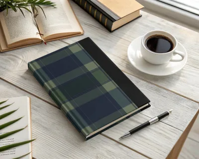 Black and Green Tartan Seamless