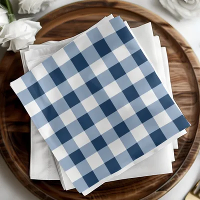 Blue Buffalo Check Seamless Pattern, Gingham Commercial Use, Plaid PNG, Checkered High Resolution, Digital Paper