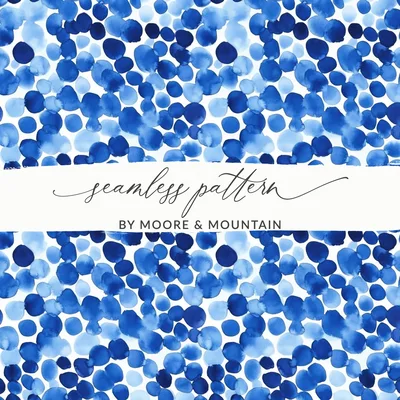 Blue Shibori Seamless Watercolor Geometric Pattern, Indigo Ink Digital Paper, Modern Indigo Texture, Fabric Design, Scrapbooking Digital