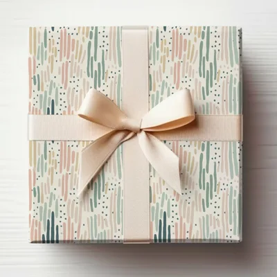 Blush and Sage Green Seamless Minimalist Boho Background
