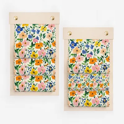 Blush and Yellow Spring Floral Pattern, Painted Gouache Spring Florals, Seamless Flower Field, Daisies and Pansies Digital Product