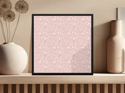 Blush Gentle Seamless Pastel Bohemian Simple Background Digital