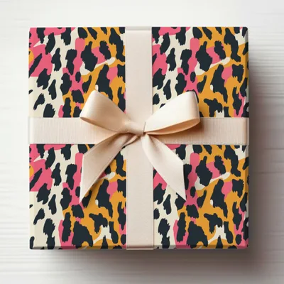 Blush Pink Wild Animal Print Seamless Leopard Spots Digital