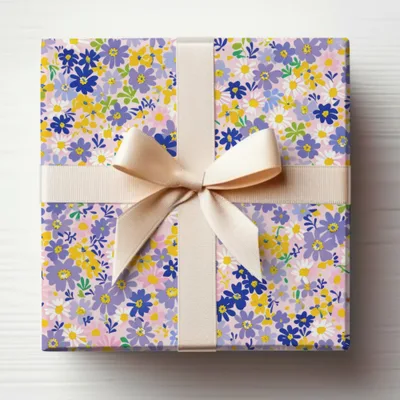 Blush Seamless Wildflower Field For Commercial Use Sublimation Design