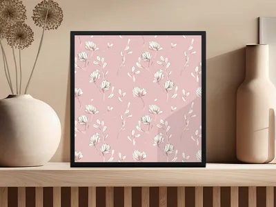 Blush Simple Modern Doodle Bohemian Simple Background Digital