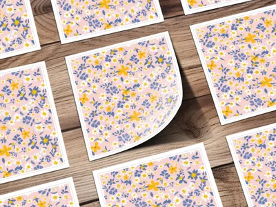 Blush Wildflower Seamless Allover Pattern Download For Commercial Use