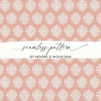 Boho Lace Seamless Pattern, Digital Paper, Neutral Aesthetic Pattern, Vintage Lace Repeat, Elegant Fabric Print