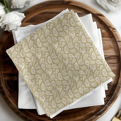 Boho Paisley Repeat, Digital Seamless Pattern, Muted Color, Antique Textile Print, Retro Wallpaper, Elegant Fabric Print, Digital Download