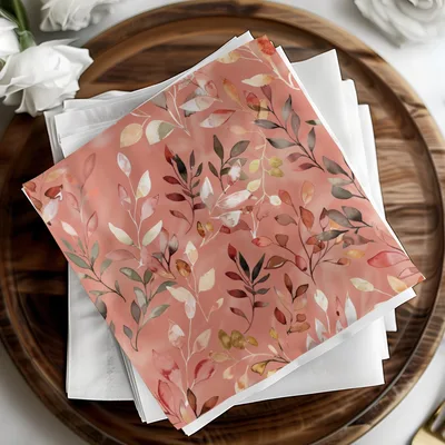 Boho Seamless Wildflower Dark Watercolor Wildflowers Pattern Digital