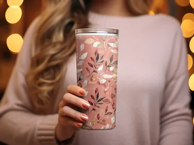 Boho Seamless Wildflower Dark Watercolor Wildflowers Pattern Digital