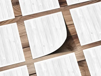 Bright Seamless White Wood Texture Planks Digital