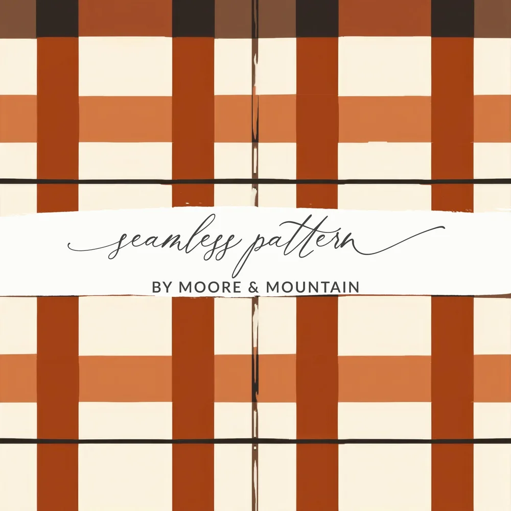 Brown Fall Seamless, Vintage Fall, Seamless Allover Pattern Download, Dark Modern Fall, Sublimation Design, For Commercial Use