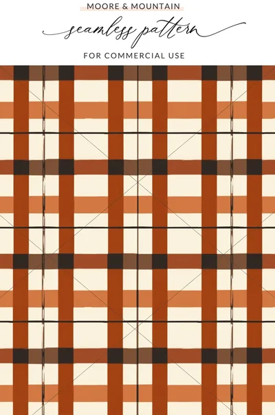 Brown Fall Seamless, Vintage Fall, Seamless Allover Pattern Download, Dark Modern Fall, Sublimation Design, For Commercial Use