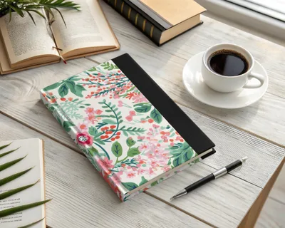 Christmas Ditsy Floral Seamless Maximalist Christmas Pattern