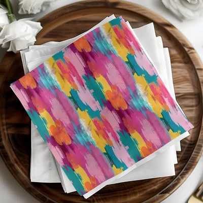 Colorful Ikat Digital Paper, Seamless Boho JPG, Modern Tribal Pattern, Commercial Use POD Pattern, Vibrant Ethnic Texture, Textile Repeat