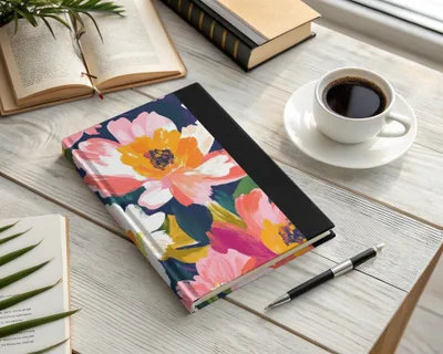 Dark Floral Peony Seamless Pattern Bold Brushstrokes Acrylic Painted Peony Pattern