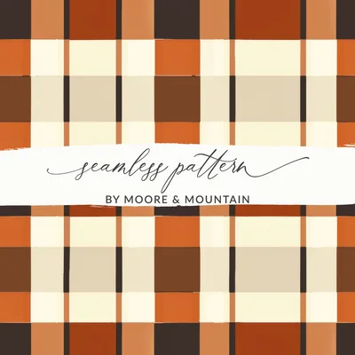 Dark Modern Fall Seamless Pattern Download, Brown Rust Colored, For Commercial Use, Sublimation Design, Surface Pattern Design