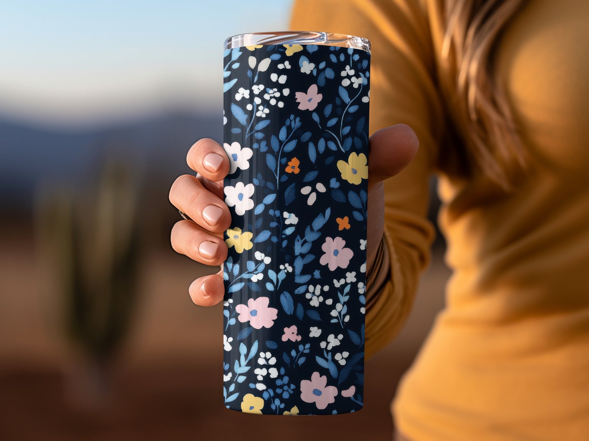 Dark Moody Small Floral Pattern for Your Projects Digital
