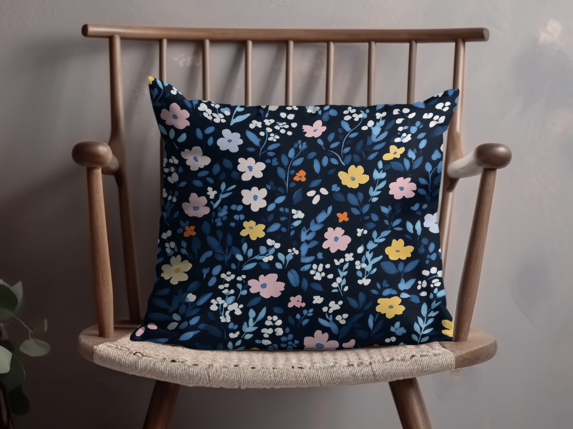 Dark Moody Small Floral Pattern for Your Projects Digital