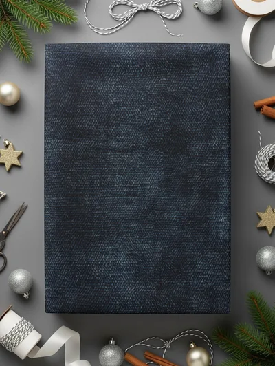 Dark Seamless Denim Texture JPEG Digital