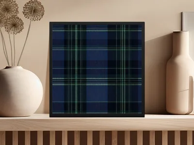 Dark Tartan Pattern Digital
