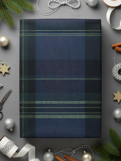 Dark Tartan Pattern Digital