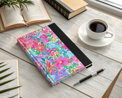 Neon Preppy Floral Seamless Background Trendy Seamless Pattern Ditsy Flowers