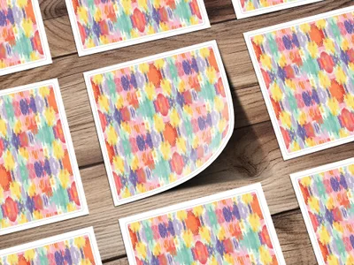 Digital Ikat Seamless Pattern, Modern Tribal Print, Commercial Use POD, Boho Fabric Design, Saturated Summer, Vibrant Ethnic Repeat