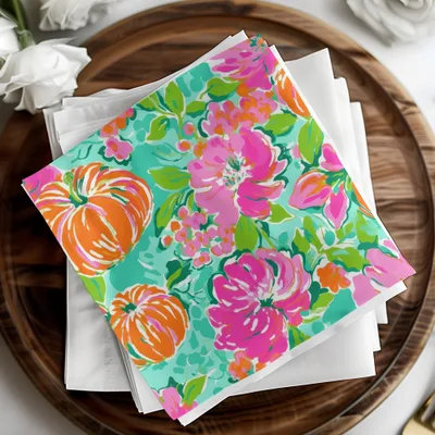 Preppy Pumpkins Seamless Pattern