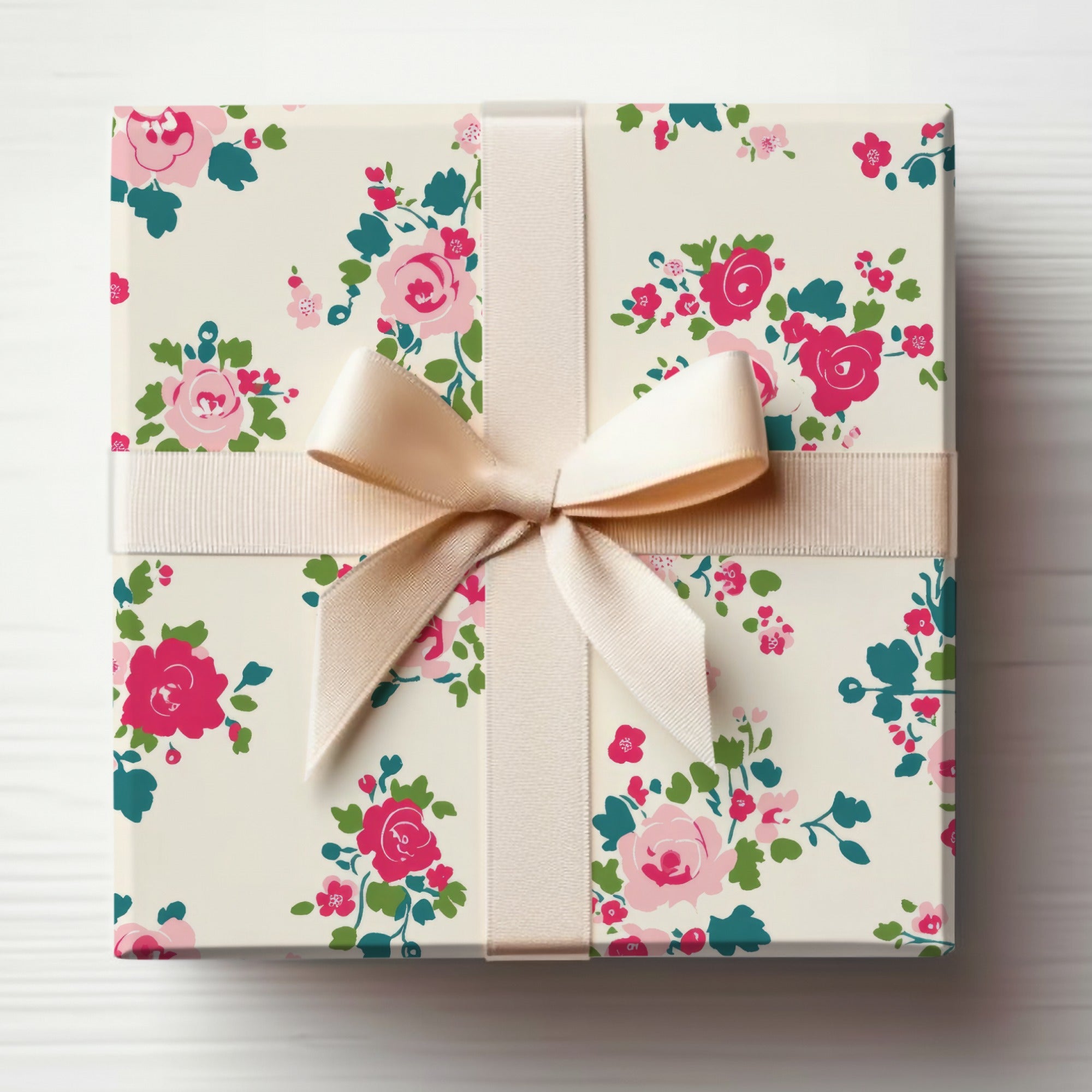 Ditsy Christmas Seamless Pattern, Floral Repeat, Holiday Digital Background, Ditsy Winter Flowers, Romantic Holiday Pattern, Christmas rose