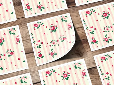 Ditsy Ditsy Seamless Christmas Pattern, Winter Floral Repeat, Pink Rose Floral, Holiday Scrapbook Paper, Festive Digital Background