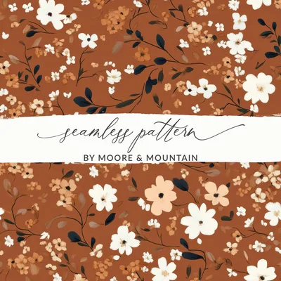 Ditsy Floral Seamless Spring Pattern for your creativity