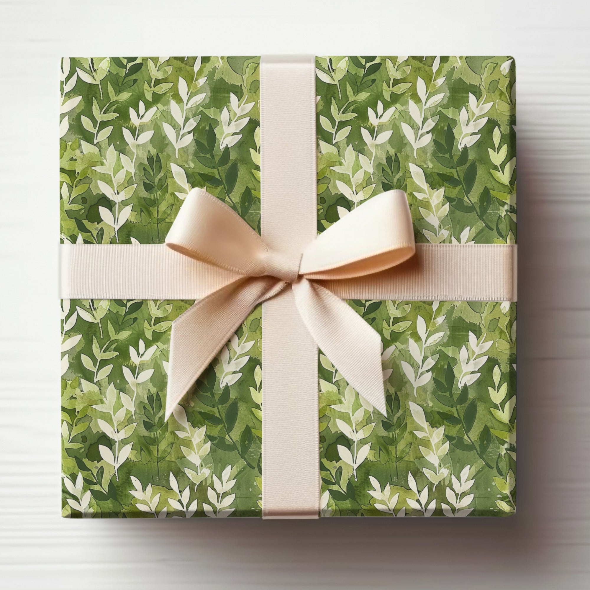 Earthy Green Surface Design Tonal Green Abstract Print