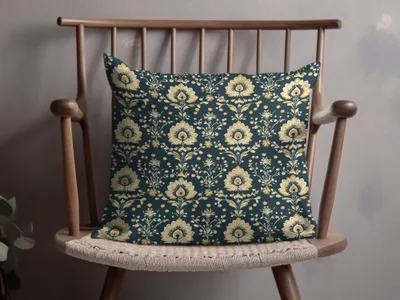 Elegant Floral Indian Motif Design Pattern Seamless