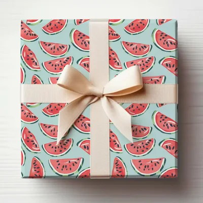 Summery Girly Watermelon Seamless Pattern Commercial Use Digital
