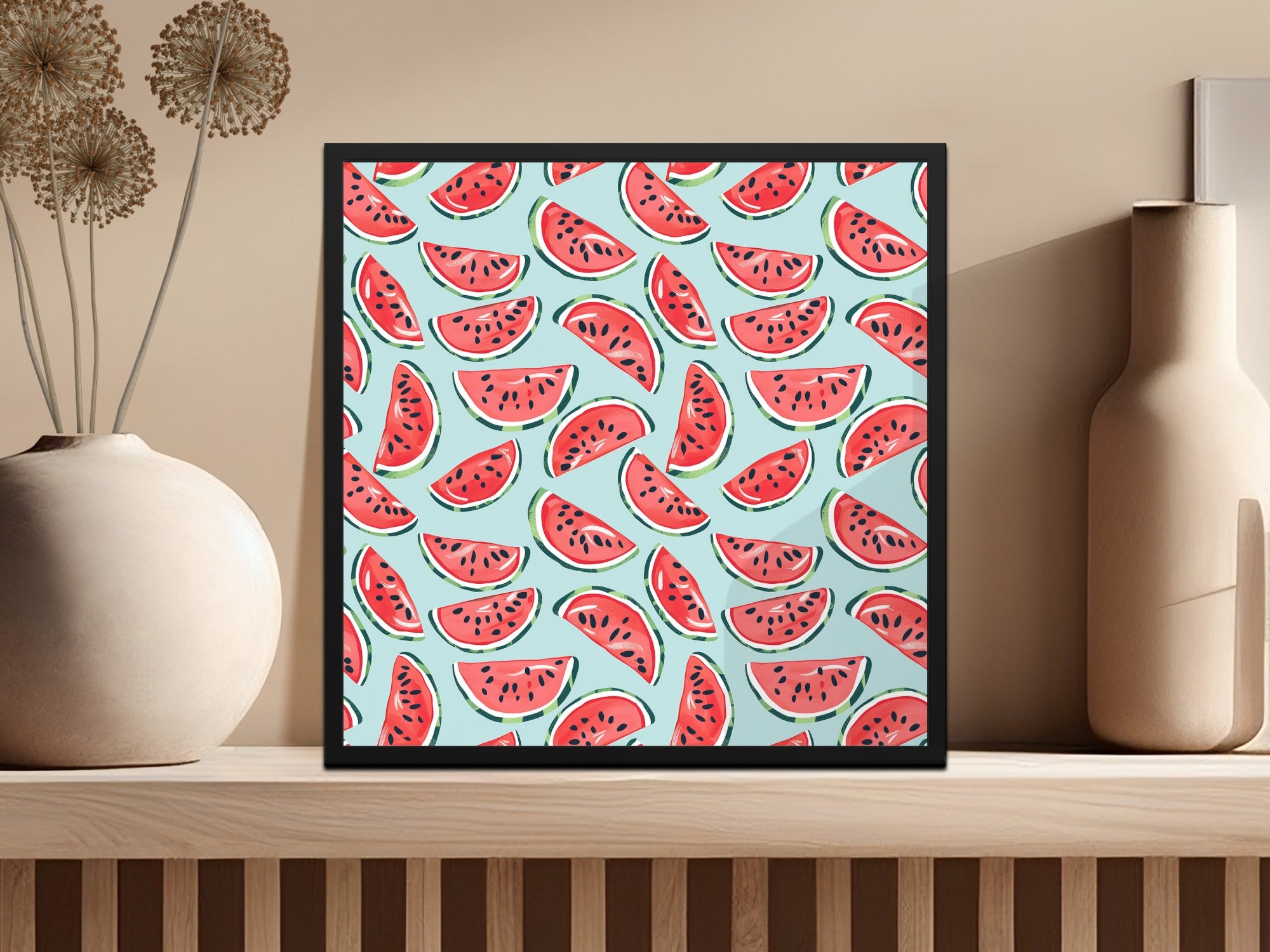 Summery Girly Watermelon Seamless Pattern Commercial Use Digital