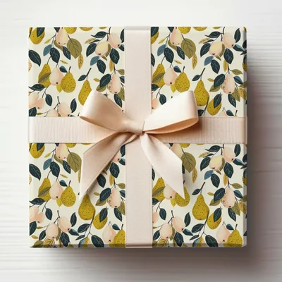 Fall Pears Seamless Pattern Commercial Use with License