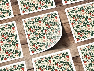 Feminine Fruit Seamless Pattern High Resolution Fruit Digital Paper