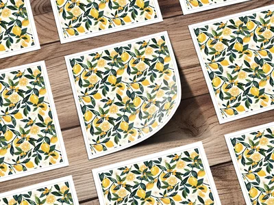 Feminine Fruity Seamless Pattern Commercial Use PNG