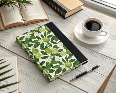 Seamless Tropical Limes Pattern for Sublimation Commercial Use