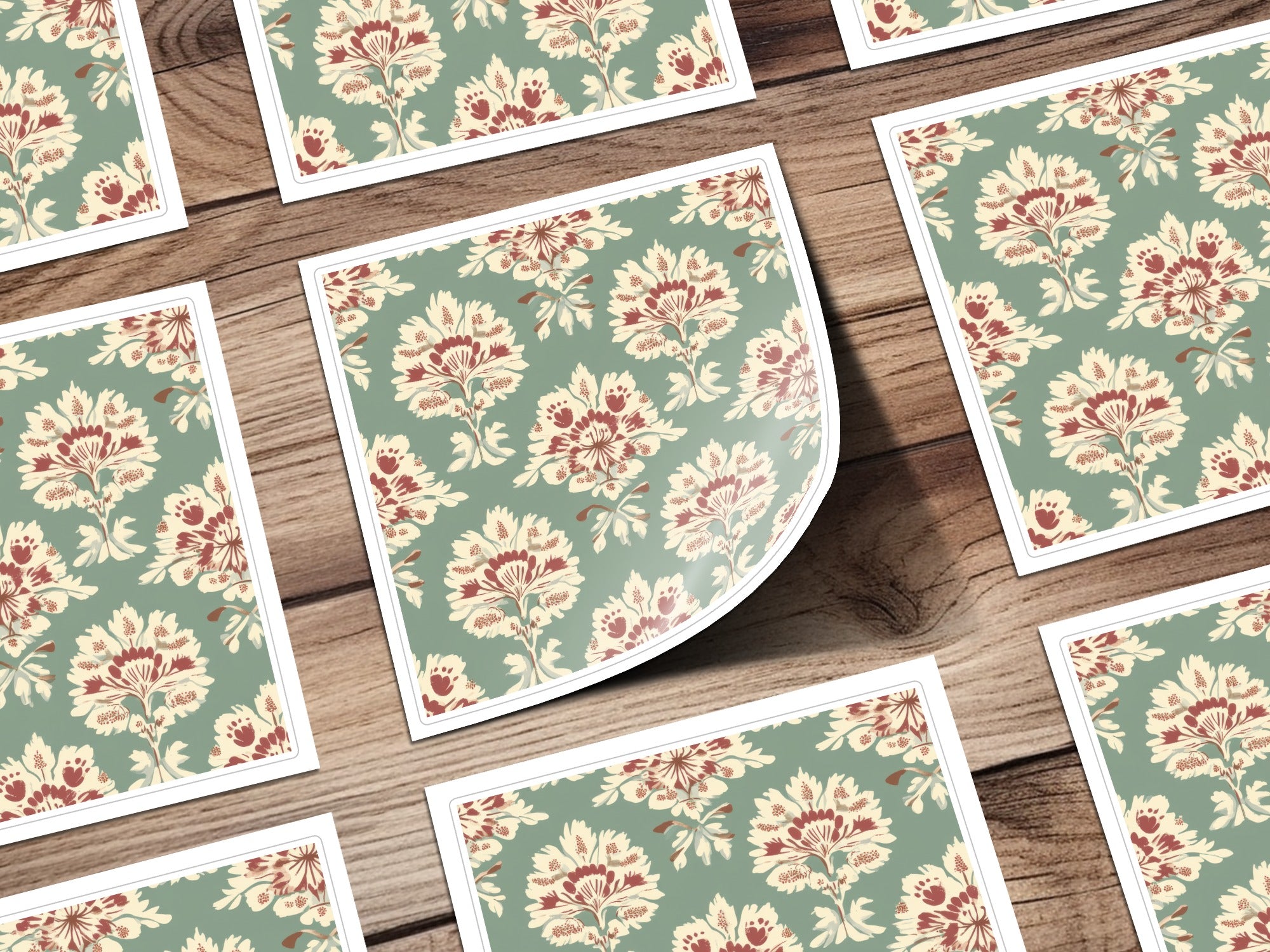 Floral Chintz Inspired Seamless Pattern Pretty Artful Design